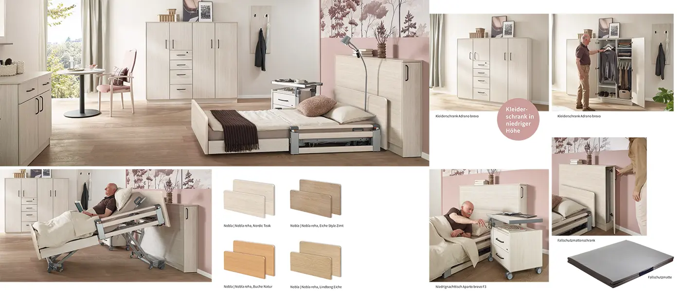 Auszug, Doppelseite aus Broschüre Sturzprophylaxe