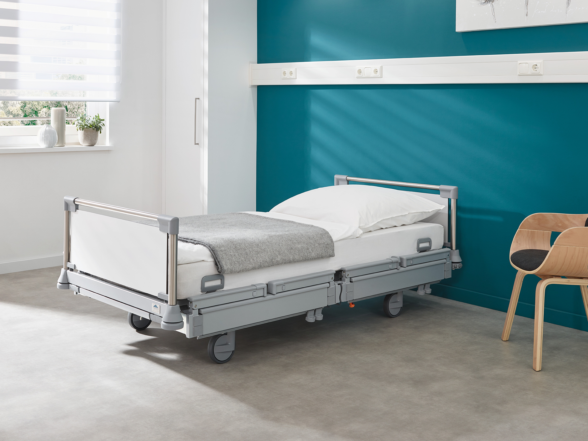 Zdejmowane szczyty łóżka szpitalnego Seta pro