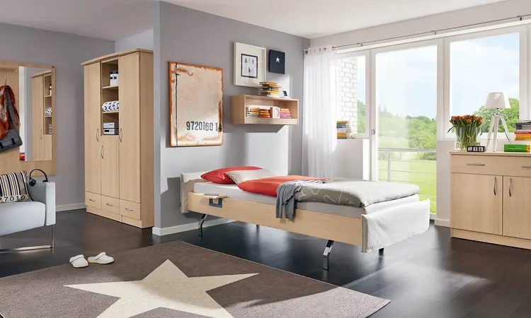 Optionale Bettverlängerung für das Pflegebett Carino