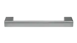 Bügelgriff eckig, Metall matt Bügelgriff eckig in Metall matt