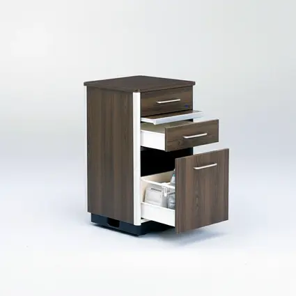 Espacio de almacenamiento flexible de la mesita de noche Combino