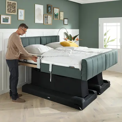  Mijn man gebruikt de optionele veiligheidskant (met Vario Safe) op de Libra - variant deluxe.