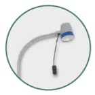 Out-of-bed flex Leselampe zur besseren Orientierung bei Nacht