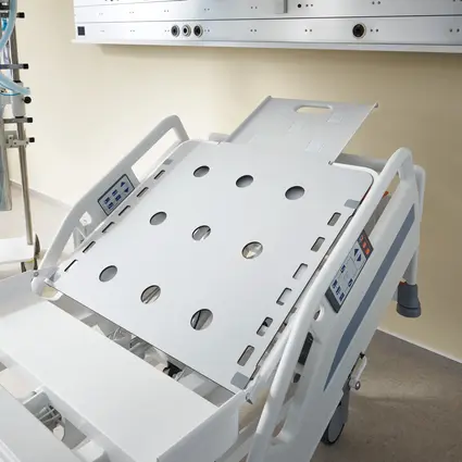 Röntgenfähige Rückenlehne am Evario one