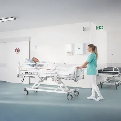 Duwgrepen aan het hoofd- en voeteneinde, Evario één