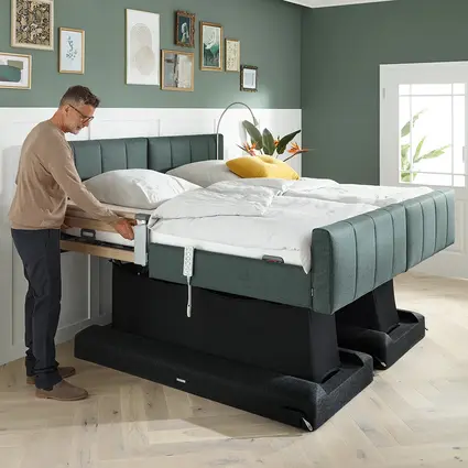  Mi marido utiliza el lado de seguridad opcional (con Vario Safe) en la cama Libra - variante deluxe