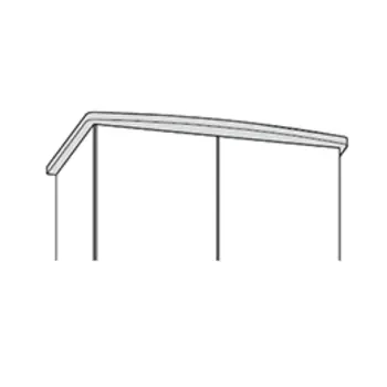 Dekorplatte Kleiderschrank Abschluss Dekorplatte für den Abschluss des Kleiderschrankes