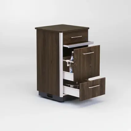 Flexibler Stauraum des Nachttisches Combino