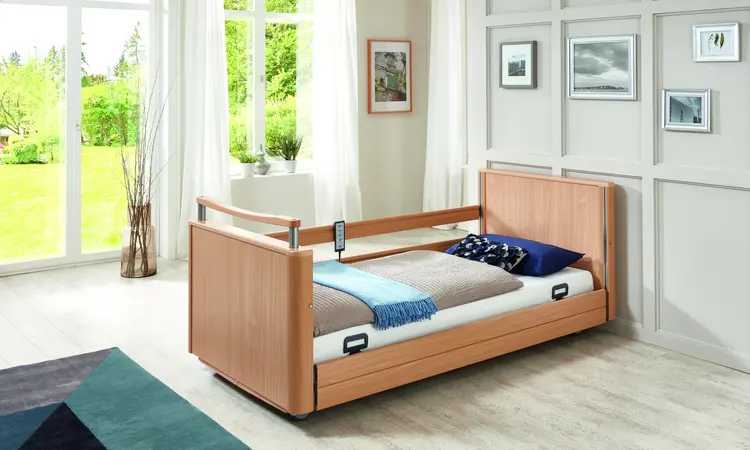 Durchgehende Seitensicherung (DSG) des Pflegebettes Inovia