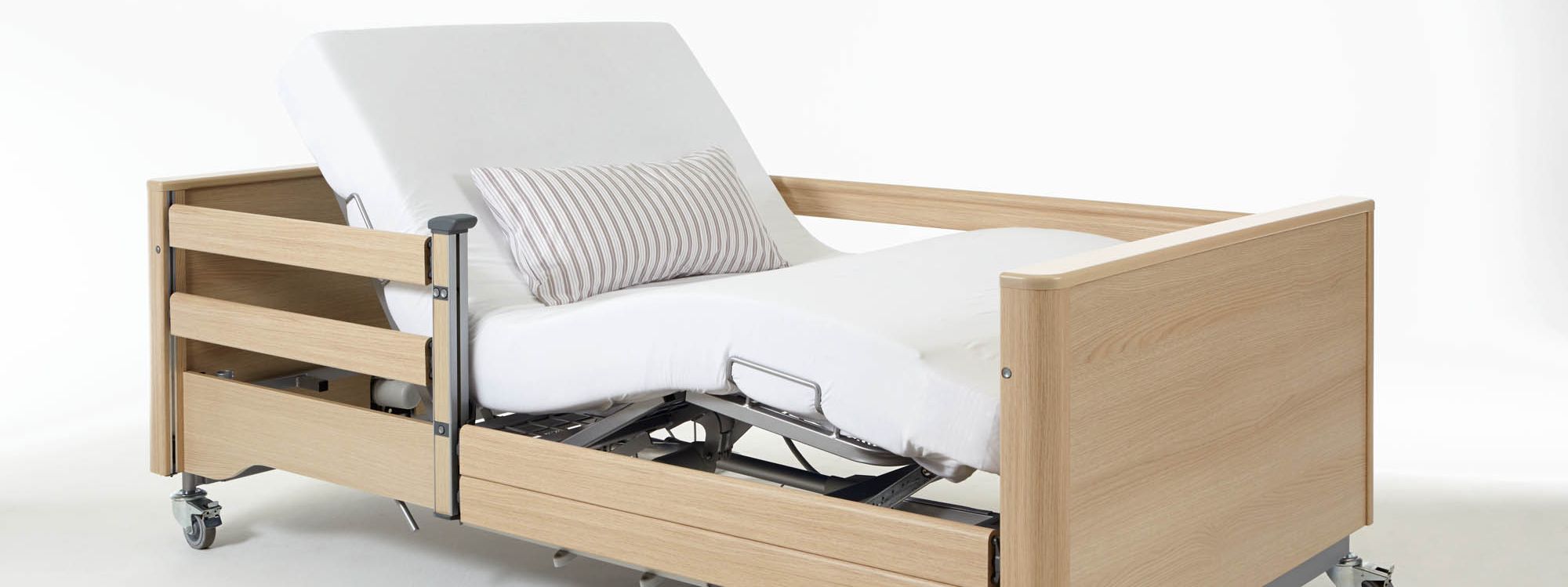 Combinable safety side systems on the Arena heavy-duty bed